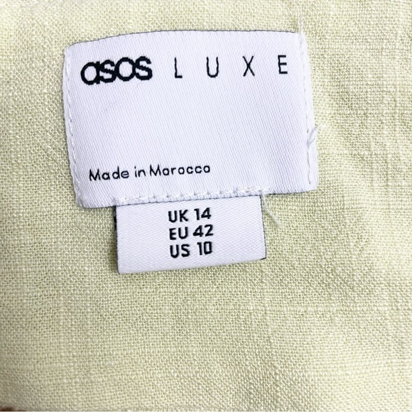 ASOS Maxi Dress, Criss-cross Halter Top, Size 10 - Picture 7 of 9